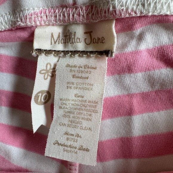 Matilda Jane Clothing Girls Size 10 EUC Candy Striper Shorties - Picture 2 of 3